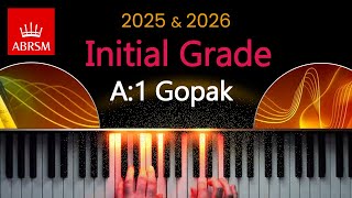 ABRSM 2025 amp 2026  Initial Grade Piano Exam  A1 Gopak  Alan Haughton [upl. by Yllaw]