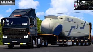 DAF 3600 ATI  TRANSPORT WIND TURBINE  NOVI SAD  BELGRADE  EURO TRUCK SIMULATOR 2  PART 214 [upl. by Joost269]