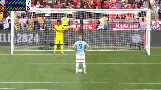 Manchester City vs Manchester United PENALTY SHOOTOUT 76  Community Shield 2024 [upl. by Pember]