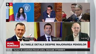 Laurențiu Gîdei PSD detalii despre majorarea pensiilorȘtiri B1TV16 aug 2024 [upl. by Kerek]