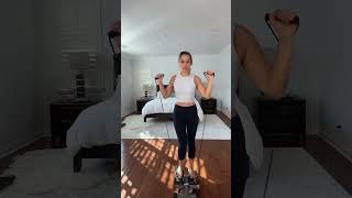 Stepper Workout homeworkout stepperworkout easyworkouts 10minutes [upl. by Kinsman]