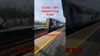 ScotRail Class 380 113 departing from Prestonpans shorts scotrail trainspotting fasttrains tren [upl. by Dnob411]