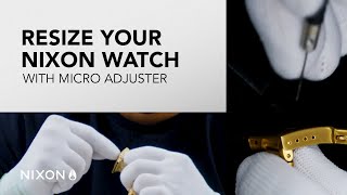 How to Use a Micro Adjuster to Resize a Metal Watch Band [upl. by Neerod]