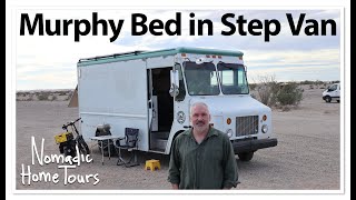 Gregs Step Van Conversion with Murphy Bed [upl. by Nesral]