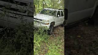 Jojo got the Tahoe stuck mudding in the hurricane last night chevy tahoe stuck funny [upl. by Leighton]