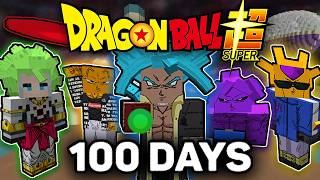 We Spent 100 Days in Dragon Ball Super Minecraft 5 Friends [upl. by Relda]