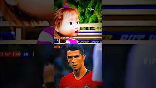 Ronaldo x masha cartoon  mshort [upl. by Schnabel]