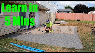 How to lay pavers [upl. by Ardath711]