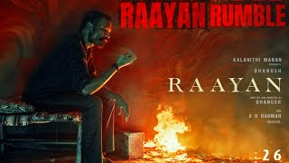 Raayan Rumble  Raayan  Dhanush  AR Rahman  Sun Pictures  Rayaan Movie  Raayan Next Single [upl. by Ellainad968]