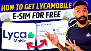 How to get lycamobile esim  Full Step By Step Guide 2024 Lycamobile esim activation [upl. by Laro]