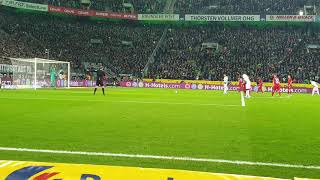 Tor  goal 2 1 Elfmeter borussia Mönchengladbach Bayern Bundesliga  Borussiapark [upl. by Krall]