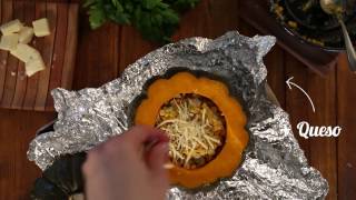 Zapallo relleno con choclo 🎃🌽  Recetas La Campagnola [upl. by Kevon]