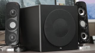 Cyber Acoustics CA3908 Desktop Speakers  First Impressions [upl. by Lancey]