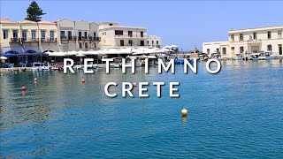 Rethimno Crete Greece Walking Tour 24th July 2024 [upl. by Vere]