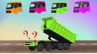 GUESS THE IMAGE OF THE DUMP TRUCK HEAD CORRECTLY  CONSTRUCTION VEHICLE [upl. by True]