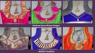 Paithani saree blouse designsblouse designs [upl. by Odnanreh]