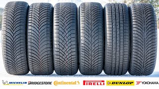 Best All Season Tire for 2024 Michelin vs Bridgestone vs Continental vs Pirelli vs Dunlop vs Yoko [upl. by Mal]