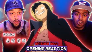 One Piece Opening Reaction Episode 1000 [upl. by Berthoud]