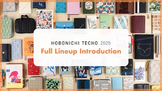 Hobonichi Techo 2025 Full Lineup Introduction  Techo Covers and Lots of Stationery [upl. by Trevlac]