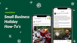 Nextdoor Small Business Webinar Holiday HowTos [upl. by Hux]