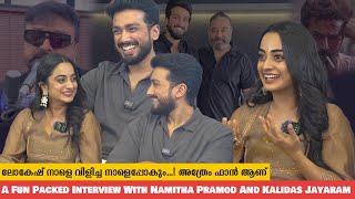 A Fun Packed Interview With Team Rajni  Namitha Pramod  Kalidas Jayaram Exclusive Interview [upl. by Nathanoj983]