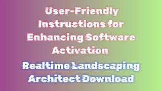 Realtime Landscaping Architect license How to install Realtime Landscaping Architect activated [upl. by Leopoldine]