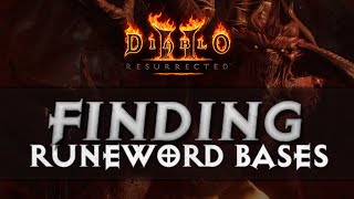 GUIDE FINDING RUNEWORD BASES  Diablo 2 Resurrected [upl. by Otiv100]