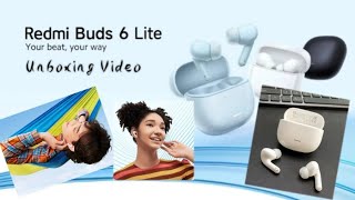 UNBOXING Redmi Buds 6 Lite 2024 unboxing video [upl. by Dorrahs]