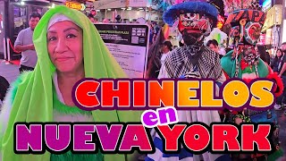 CHINELOS DE MORELOS EN TIMES SQUARE EL 15 DE SEPTIEMBRE [upl. by Naujd]