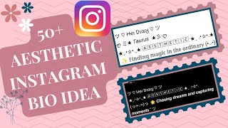 Aesthetic Instagram Bio Ideas 2023  bio ideas for girls  bio for Instagram [upl. by Isayg590]