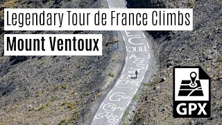 Mount Ventoux  Legendary Tour de France Climb  Cycling [upl. by Garv]