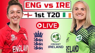 England Women VS Ireland Women live 1st T20  IR W vs ENG W live  live cricket match today [upl. by Roddy]