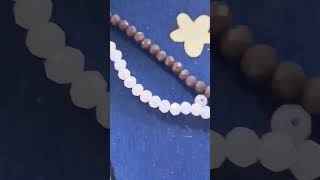 Lets make a rondelle bead bracelet aesthetic jewlerymaking relaxing [upl. by Notsecnirp65]