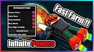 🚀 Flying Boot Race Simulator Script  Inf Powers  Fast Auto Farm [upl. by Ecidnacal674]