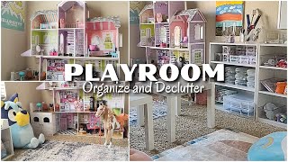 PLAYROOM ORGANIZATION  Declutter and Organize  Kids Art Supplies Organization Ideas  Satisfying [upl. by Dunstan14]