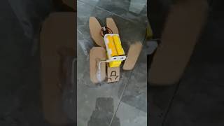 DIY crawling robot Very simple and fun robot crawling toy cardboard [upl. by Aicinad]