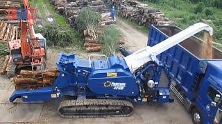 Dangerous Monster Wood Chipper Machines in Action Fastest Biggest Tree Shredder Machines Working [upl. by Hniv]