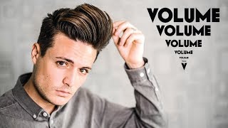 How To Build Long Lasting Hair Volume  5 Volume Hair Tips  Mens Hairstyle Tutorial  BluMaan 2017 [upl. by Fleisher]