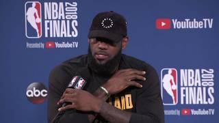 LeBron James Tristan Thompson amp Kyle Korver  NBA Finals Game 1 Media Availability [upl. by Enwahs]