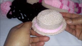 Muñeca amigurumi a crochet sombrero 🎩 [upl. by Harrat267]