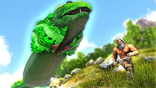 This ENORMOUS Snake Can Knock Out ANYTHING  ARK Modded 22 [upl. by Arrim]