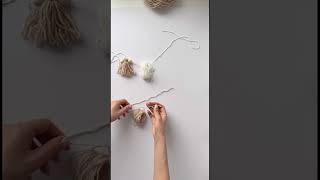 How to make a quick tassel tassels diytassel [upl. by Scoter]