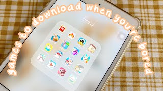 games to download when you’re bored cute amp fun 👾🌸✨  2021 edition [upl. by Caprice774]