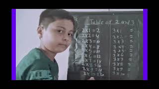 Learn table of 2 and 3table 0f 2 table of 3 3×13multiplicationansh [upl. by Yelad]