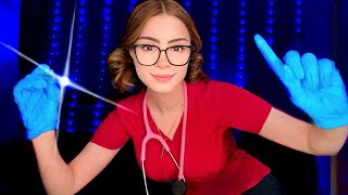 ASMR Nurse Exam In BED 🩺 Medical Check Up Cranial Nerve Full Body Exam [upl. by Alyhs]