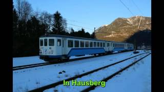 Züge bei der bayerischen Zugspitzbahn [upl. by Ahsakat]