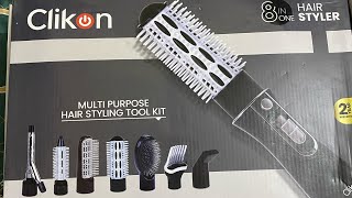 Clikon hair styler 8 in 1subscribe for more [upl. by Berry]