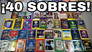 ¡ABRIENDO 40 SOBRES DE DIFERENTES COLECCIONES [upl. by Phaih]