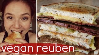 Vegan Reuben  My New Favorite Sandwich [upl. by Obie]