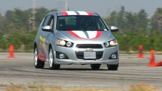 Autocross 101 with the Chevrolet Sonic  The Downshift Episode 29 [upl. by Atnuahs]